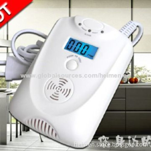 100-240V AC Independent Household LPG Gas Alarm with LED, Drive Solenoid Valve, CE Mark